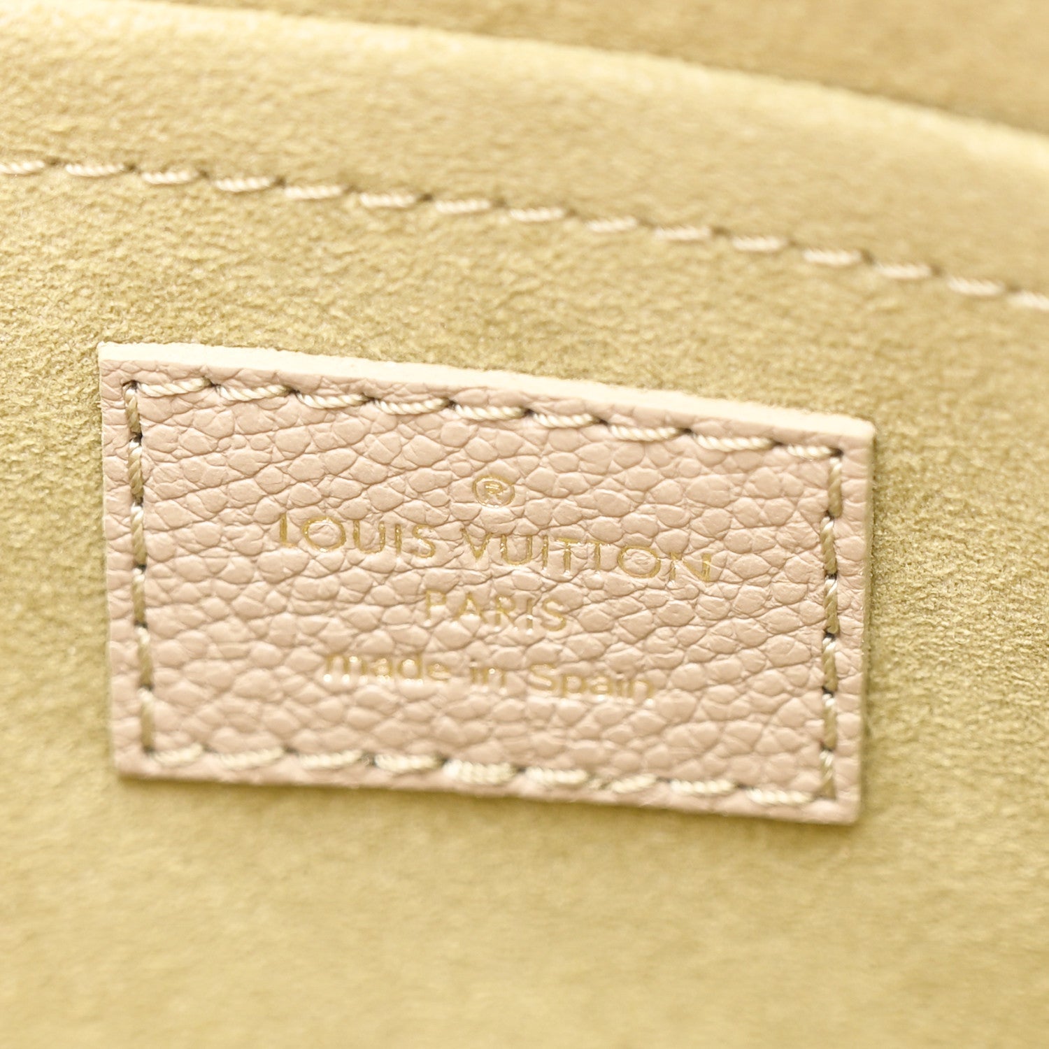 Louis Vuitton Empreinte Monogram Giant Multi Pochette Accessories Khaki Creme