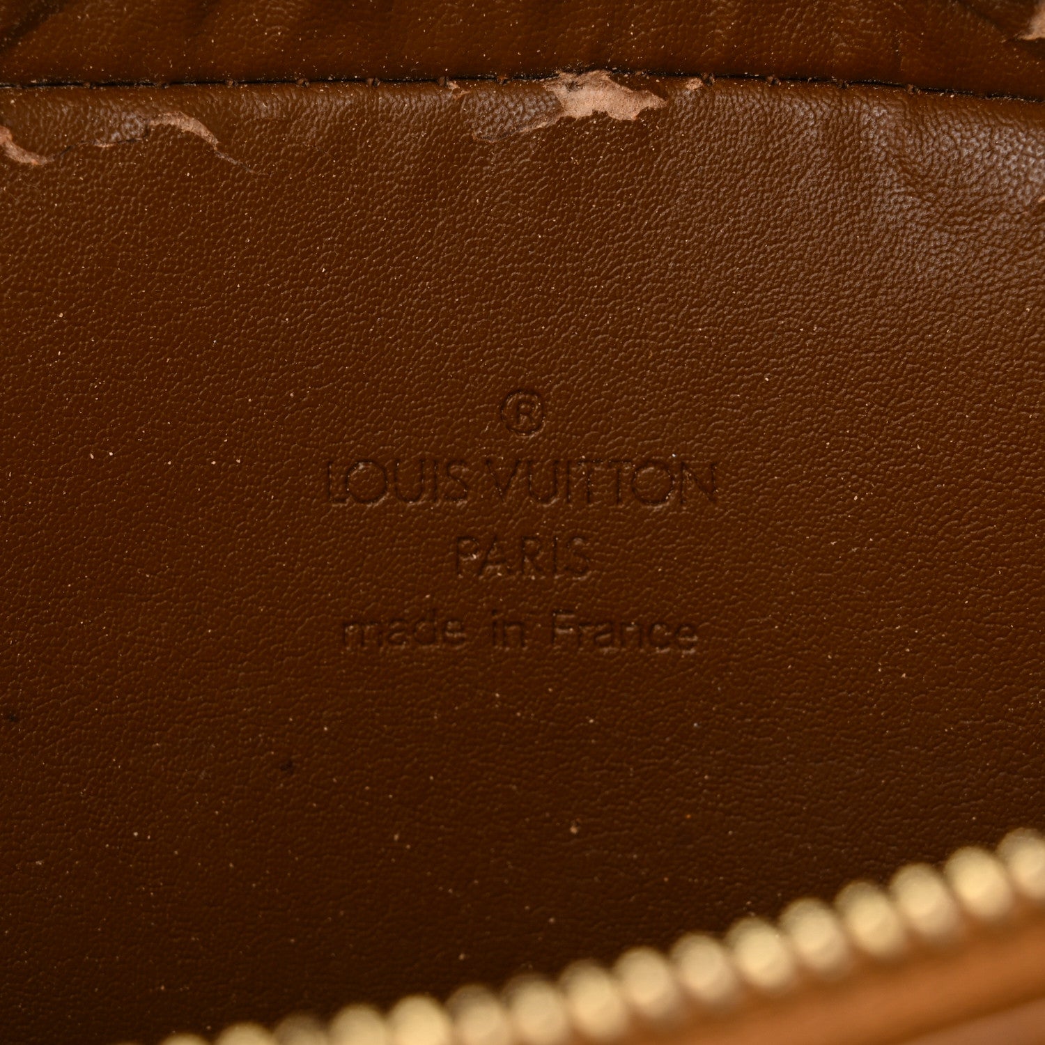 Louis Vuitton Vernis Christie MM Bronze