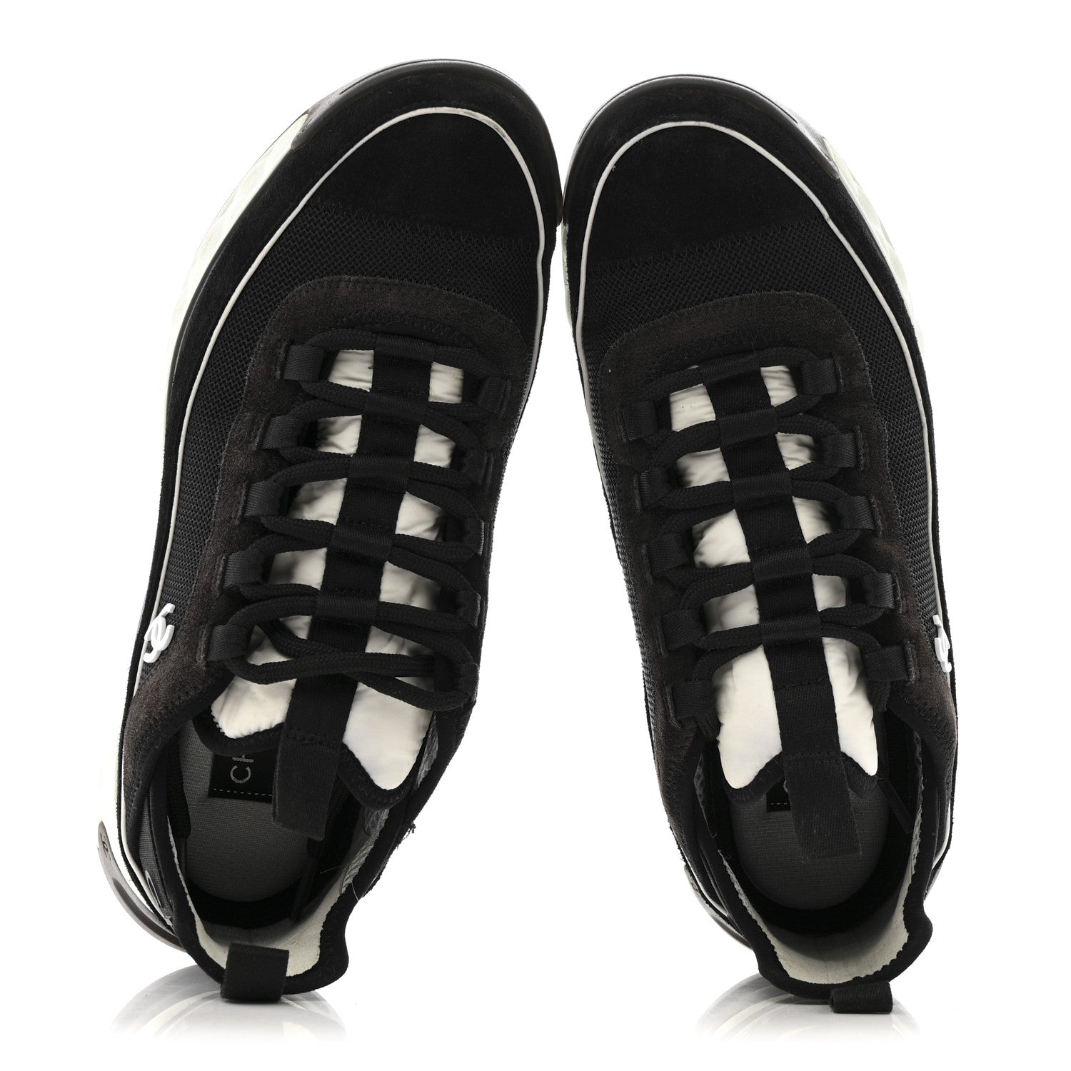 Fabric Suede CC Sneakers 40 Black Dark Grey