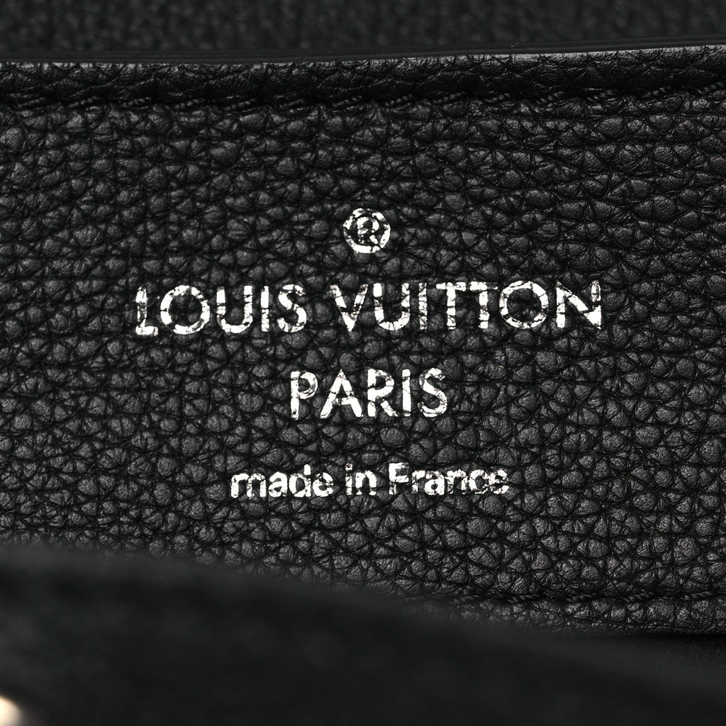 Louis Vuitton Calfskin Lockme Backpack Black