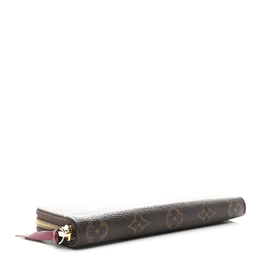 Louis Vuitton Monogram Clemence Wallet Fuchsia