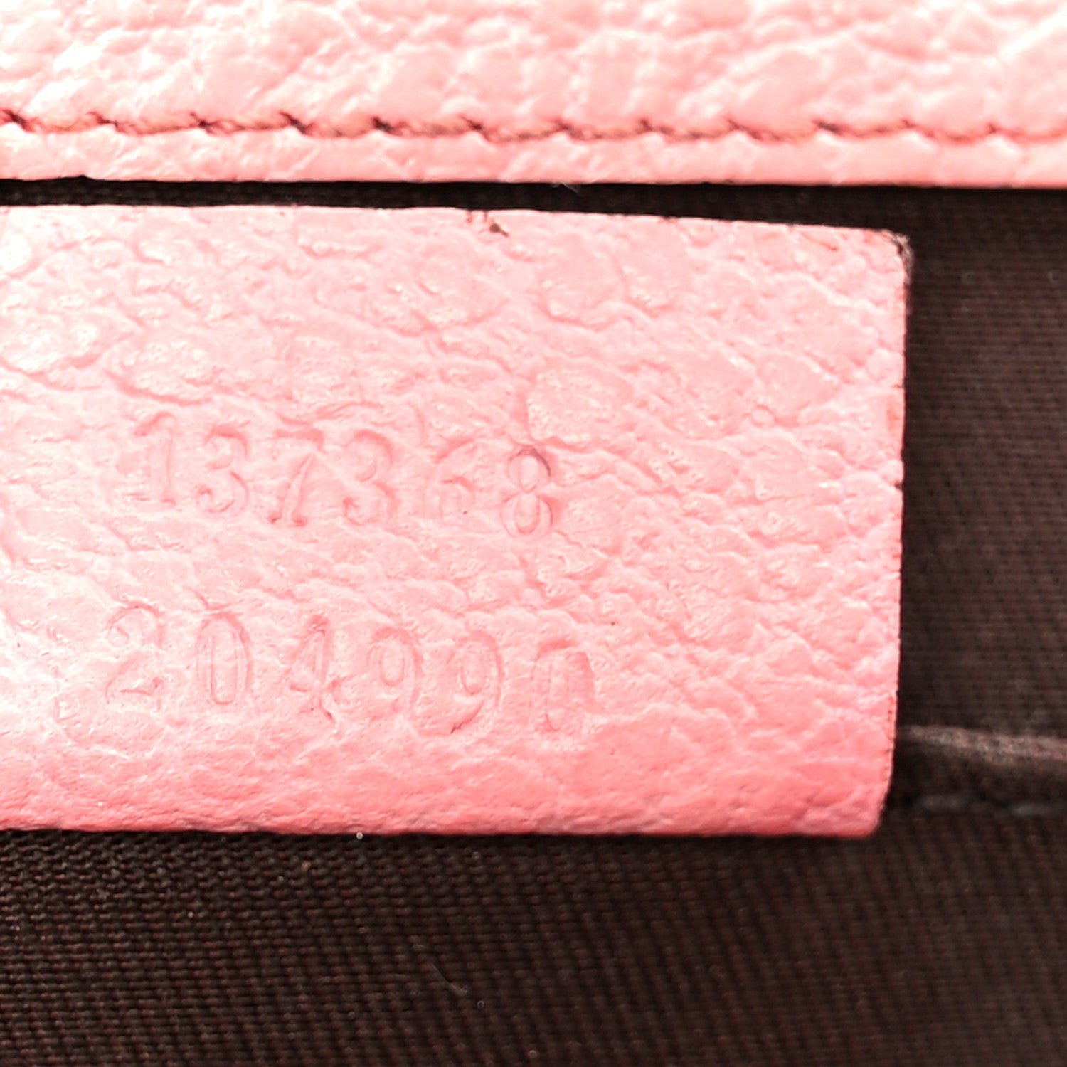 Gucci Calfskin Bamboo Top Handle Bag Pink