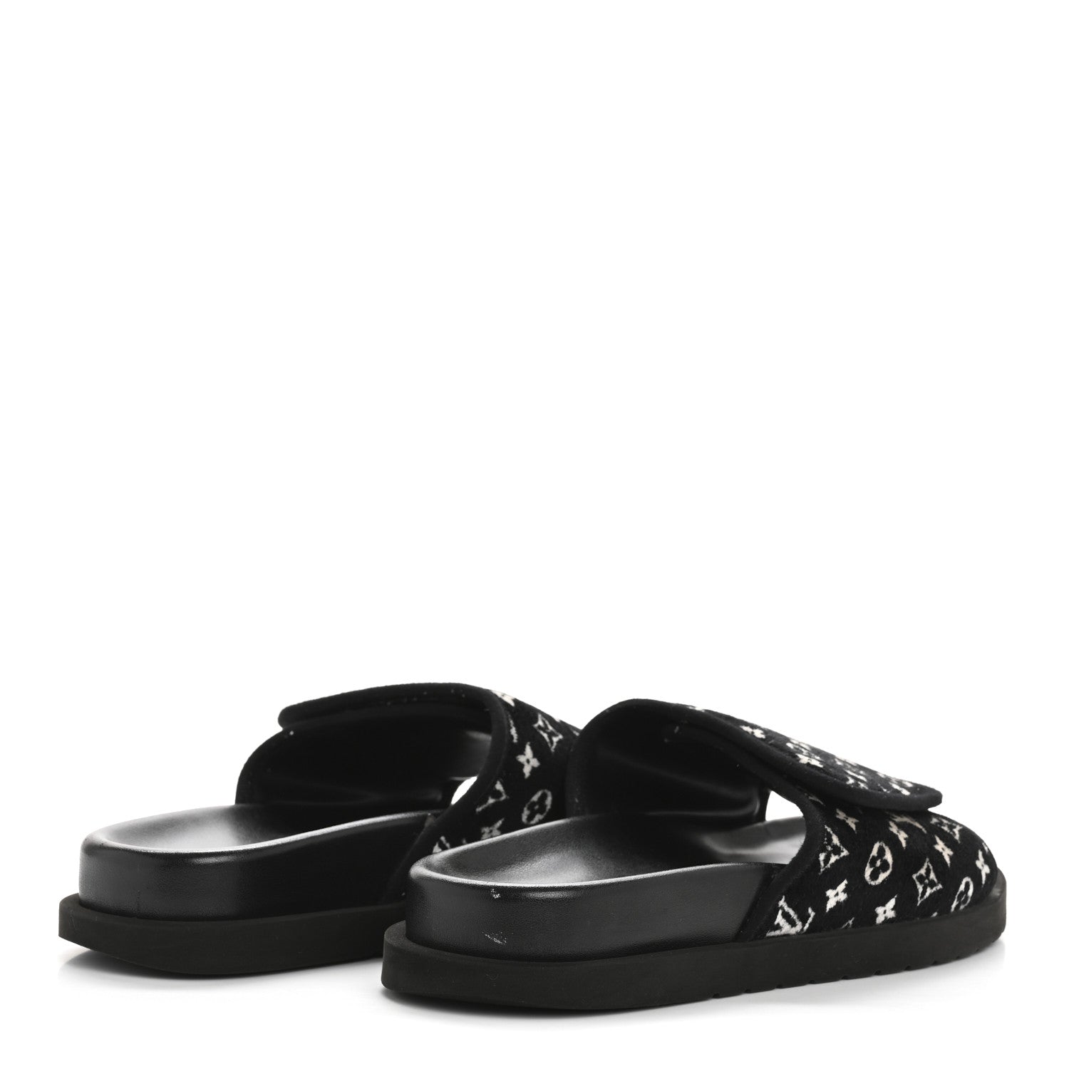 Louis Vuitton Monogram Mens Miami Mules 8.5 Black