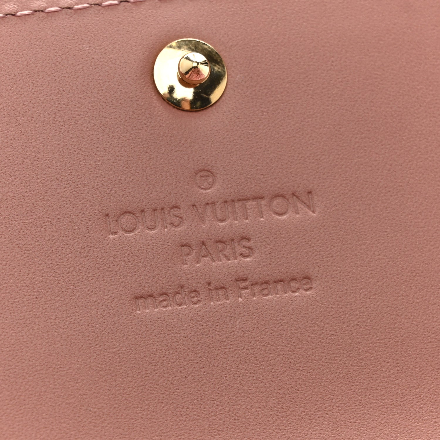 Louis Vuitton Vernis Ikat Sarah Wallet Rose Velours