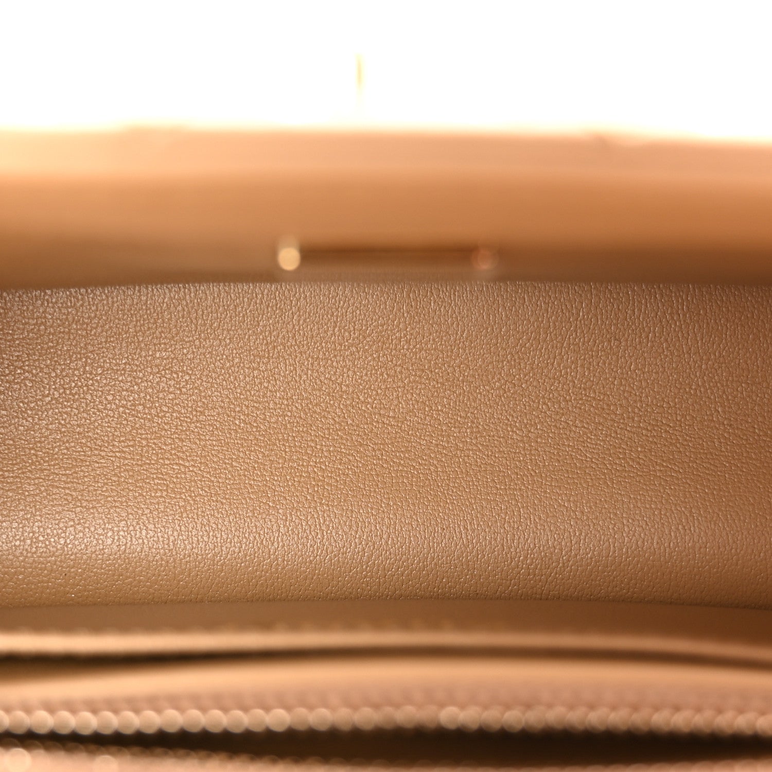 Chanel Lambskin Quilted Mini Rectangular Pearl Crush Flap Dark Beige