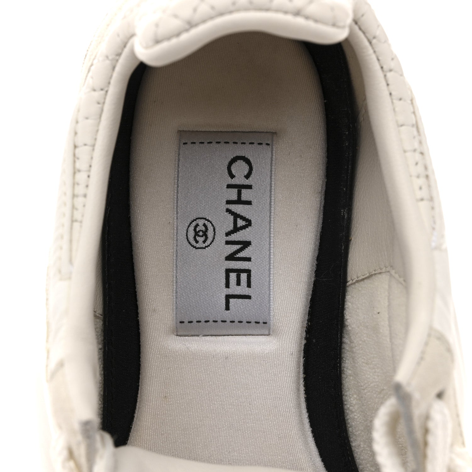 Nylon Suede Kidskin Calfskin Logo Sneakers 37.5 White Black
