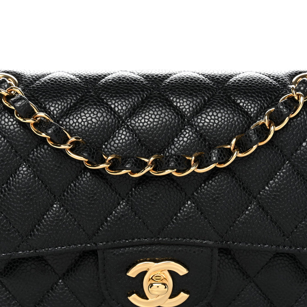 Chanel Caviar Quilted Small Double Flap Black