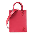 Louis Vuitton Epi Petit Sac Plat Rose Pondicherry