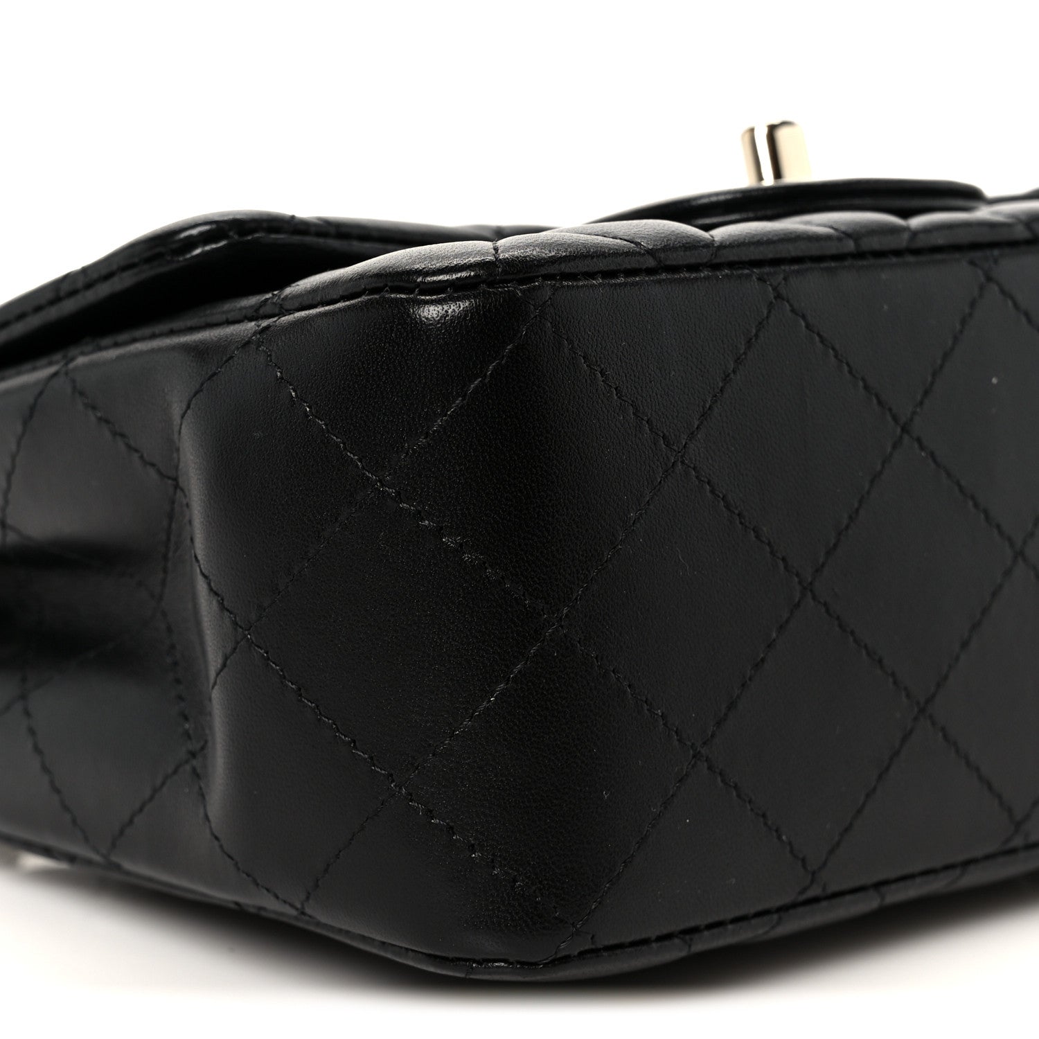 Chanel Lambskin Quilted Mini Square Flap Black