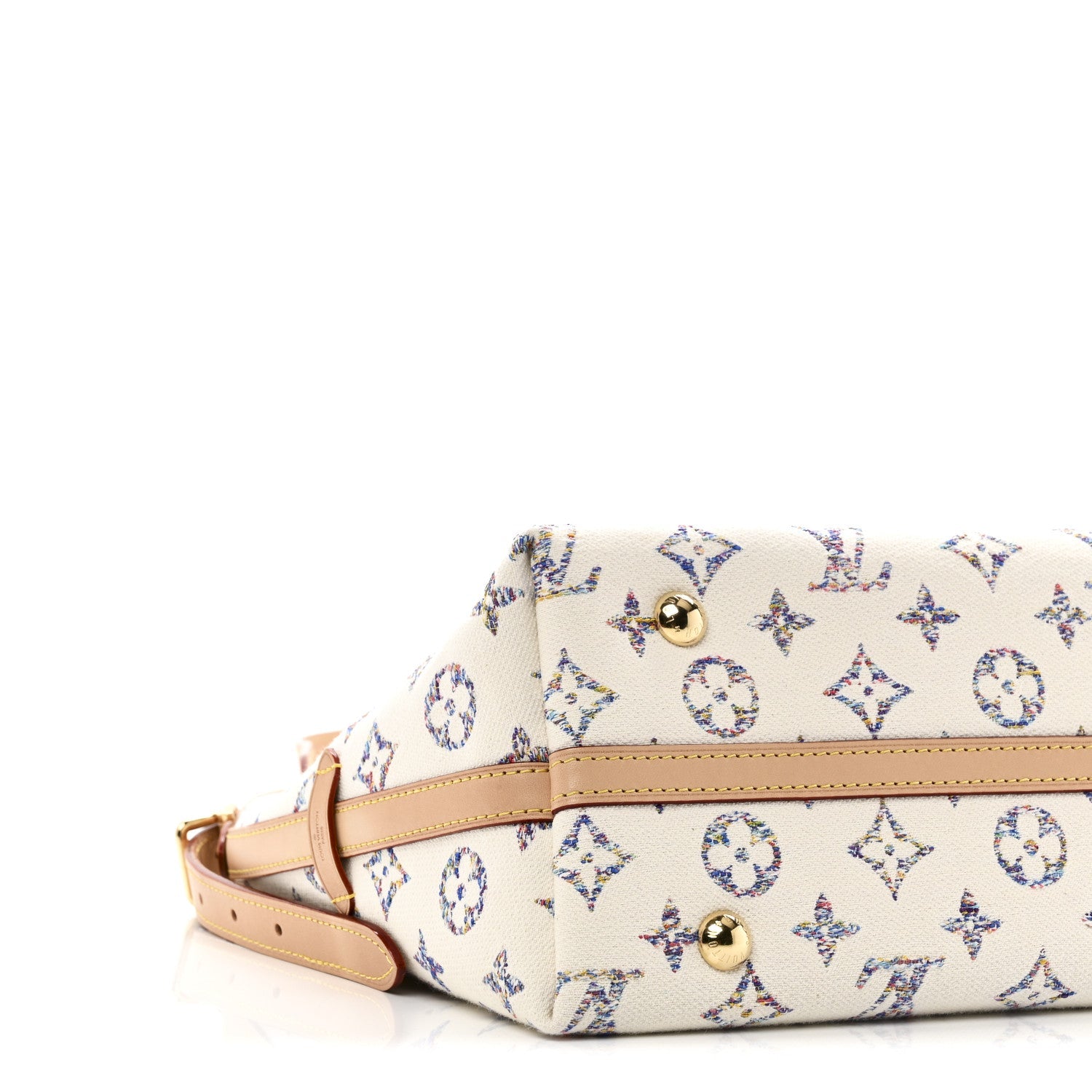 Louis Vuitton Monogram Jacquard CarryAll PM Multicolor Beige