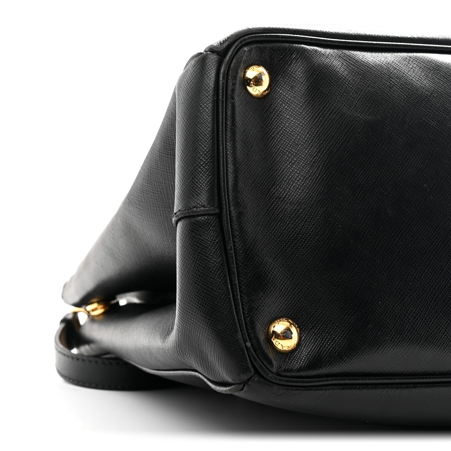 Prada Saffiano Medium Galleria Double Zip Tote Black