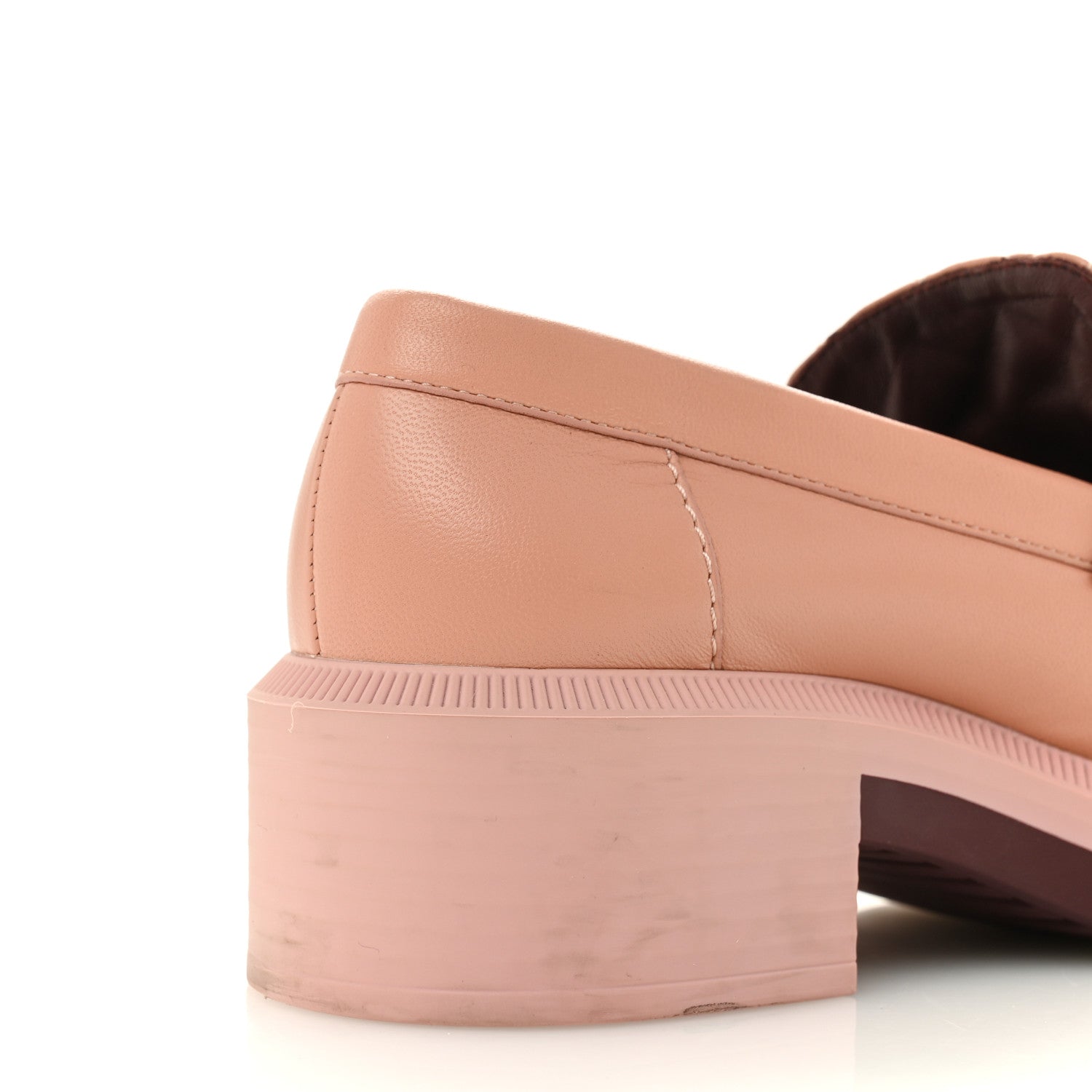 Lambskin Quilted CC Turnlock Loafers 35.5 Dark Pink