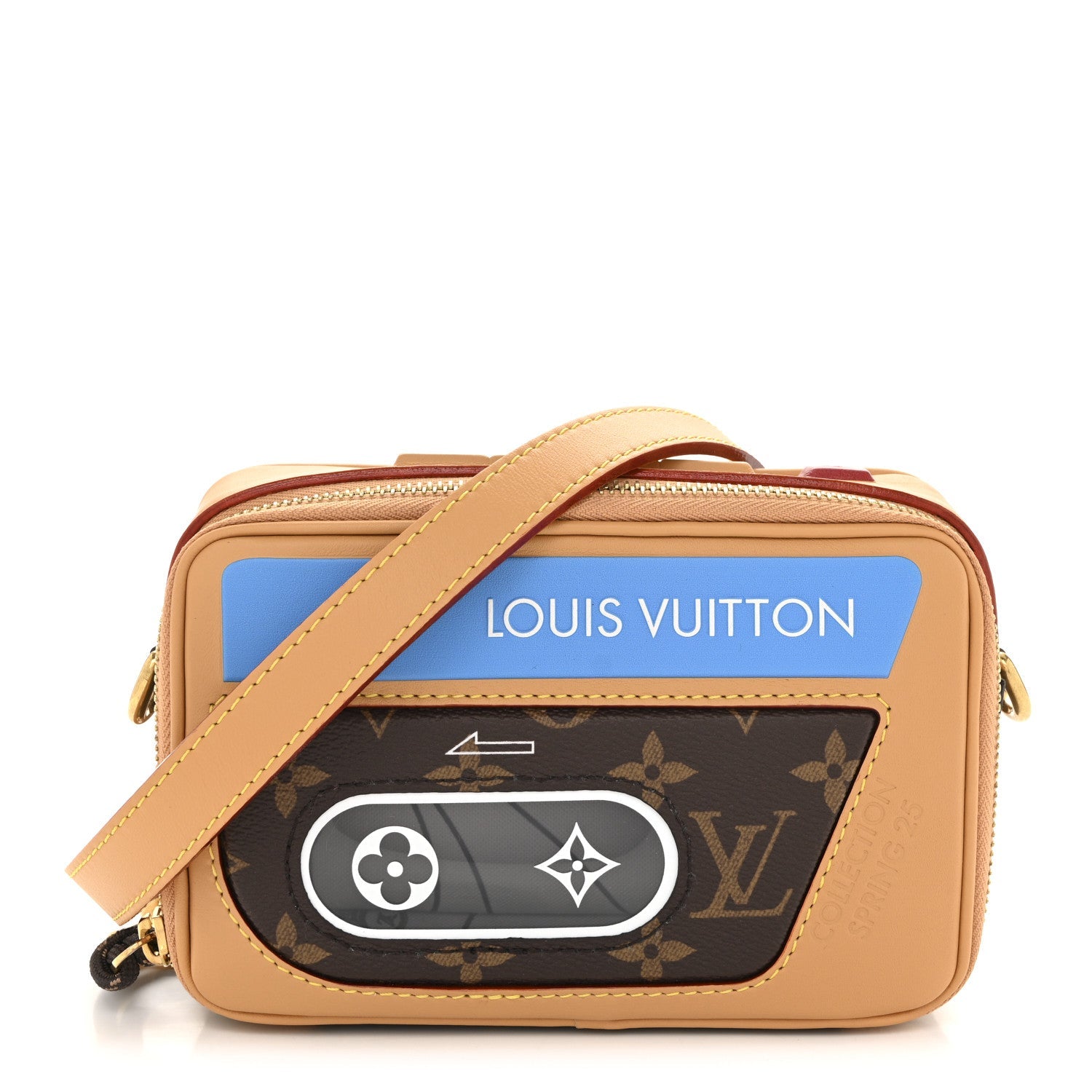 Louis Vuitton Calfskin Monogram Baladeur Wearable Wallet