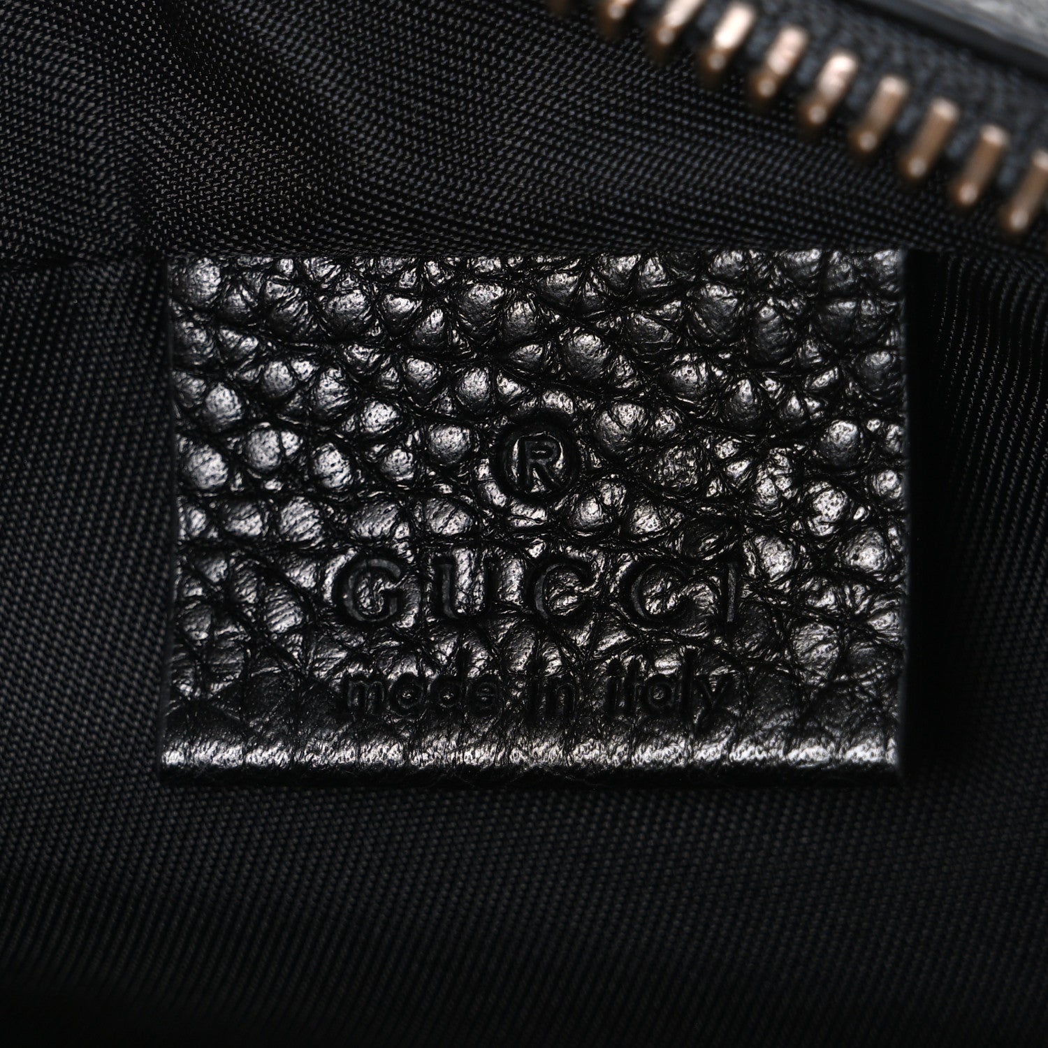 Gucci Pebbled Calfskin Mini Soho Disco Bag Black