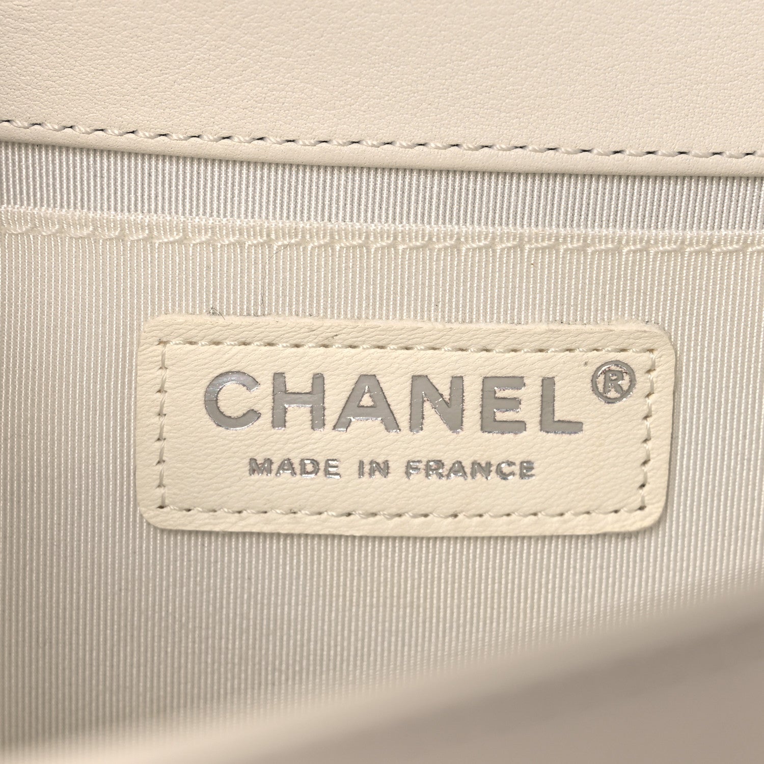 Chanel Calfskin Quilted Medium Boy Flap White