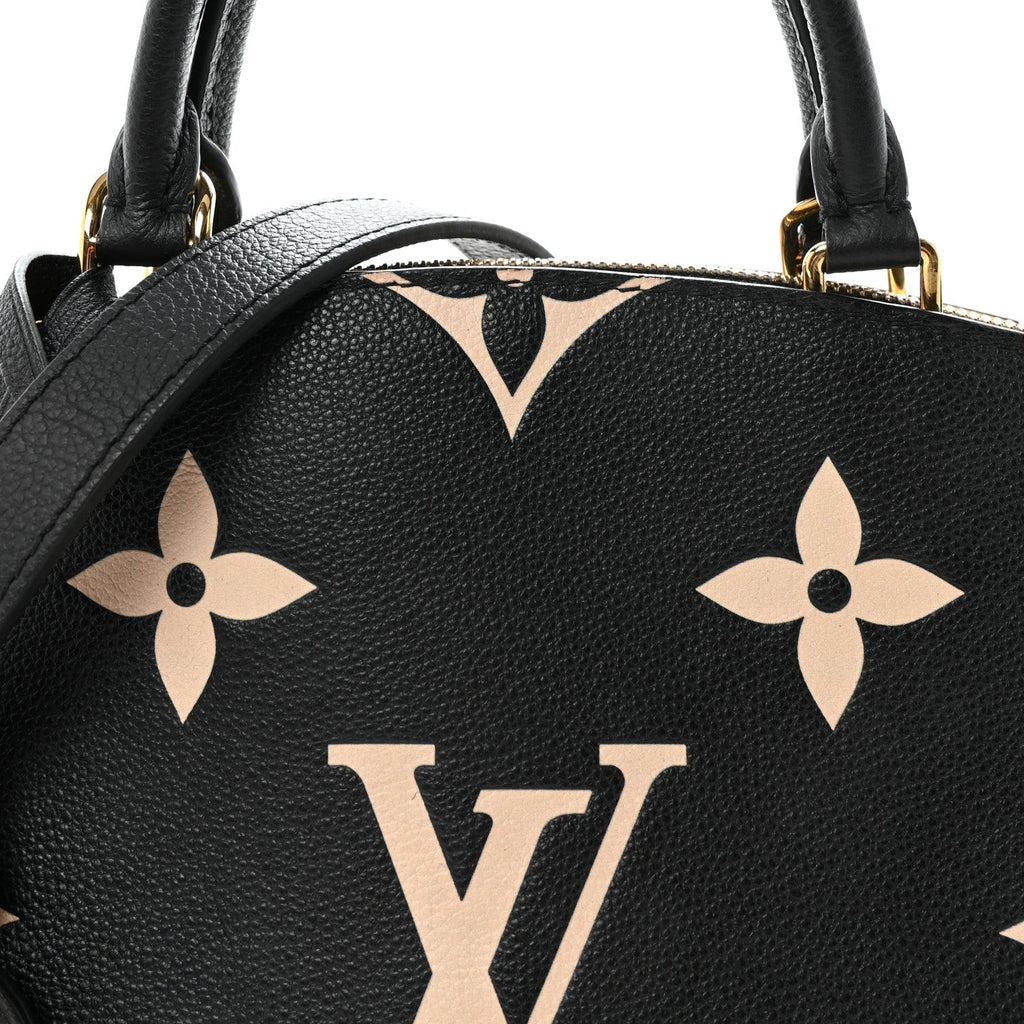 Louis Vuitton Empreinte Monogram Giant Petit Palais Black Beige