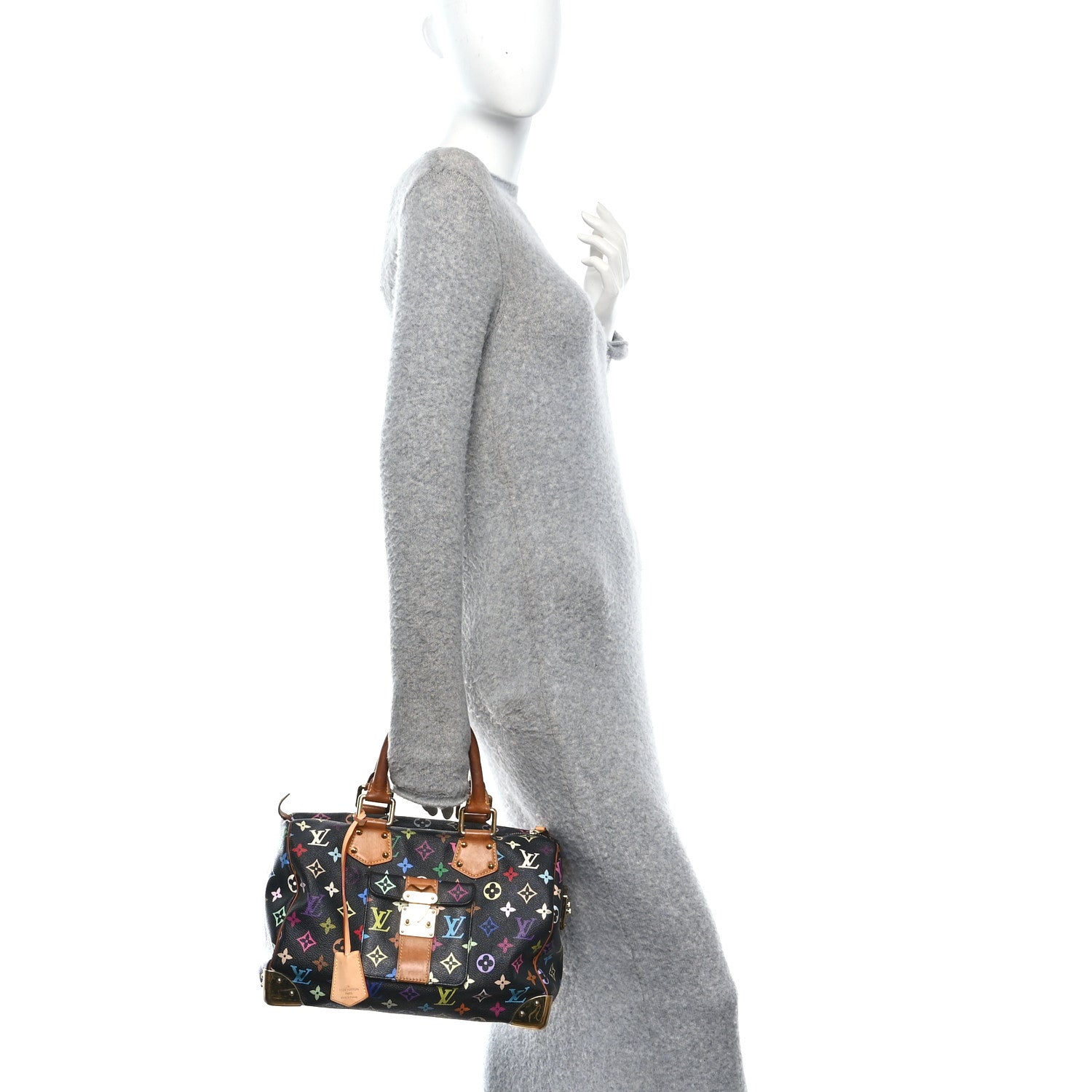 Louis Vuitton Monogram Multicolor Speedy 30 Black