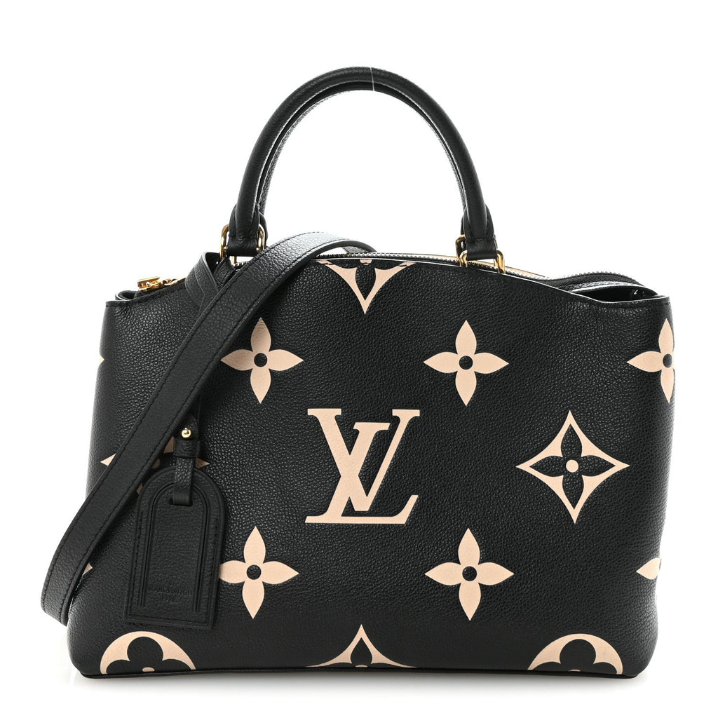 Louis Vuitton Empreinte Monogram Giant Petit Palais Black Beige