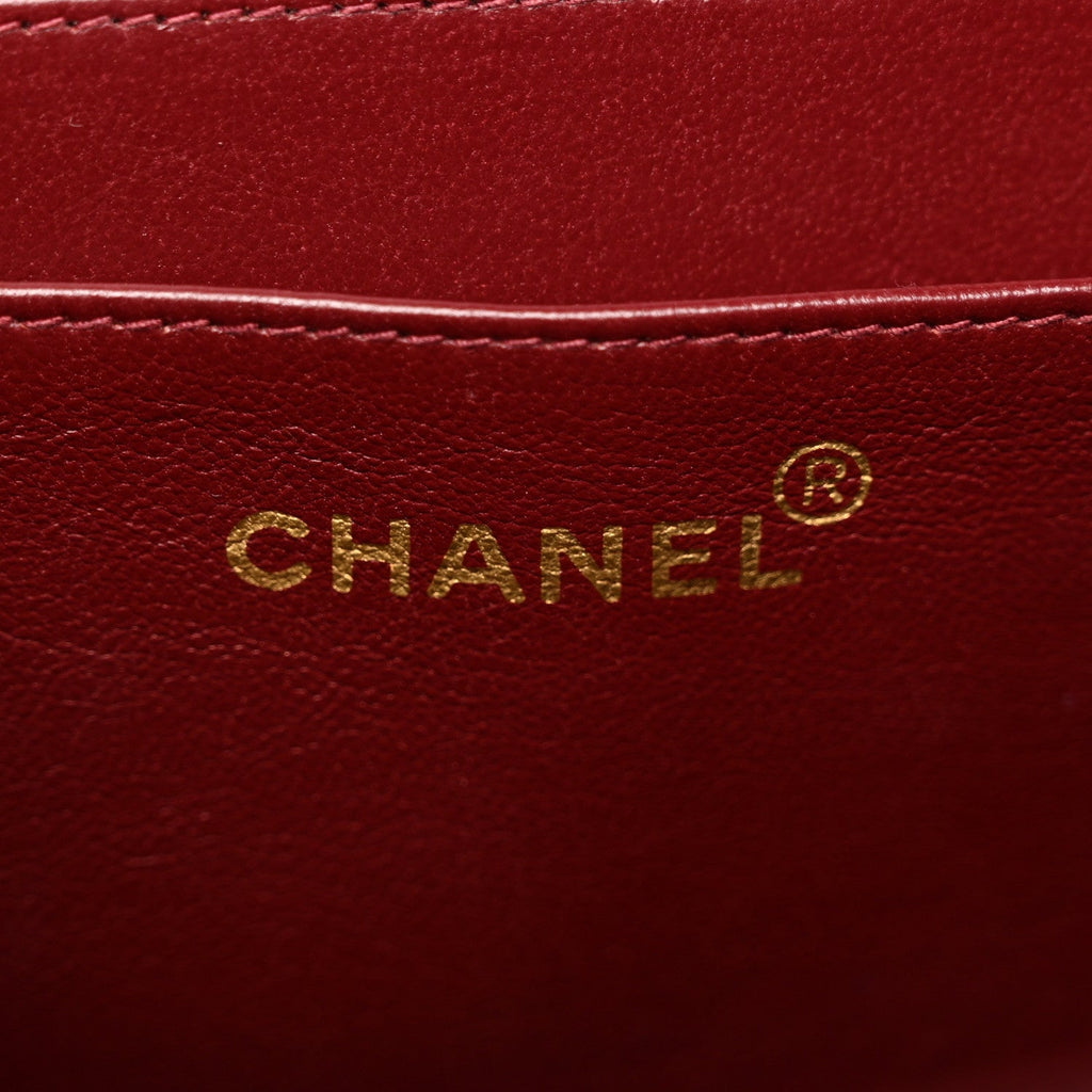 Chanel Lambskin Quilted XL Jumbo Single Flap Black