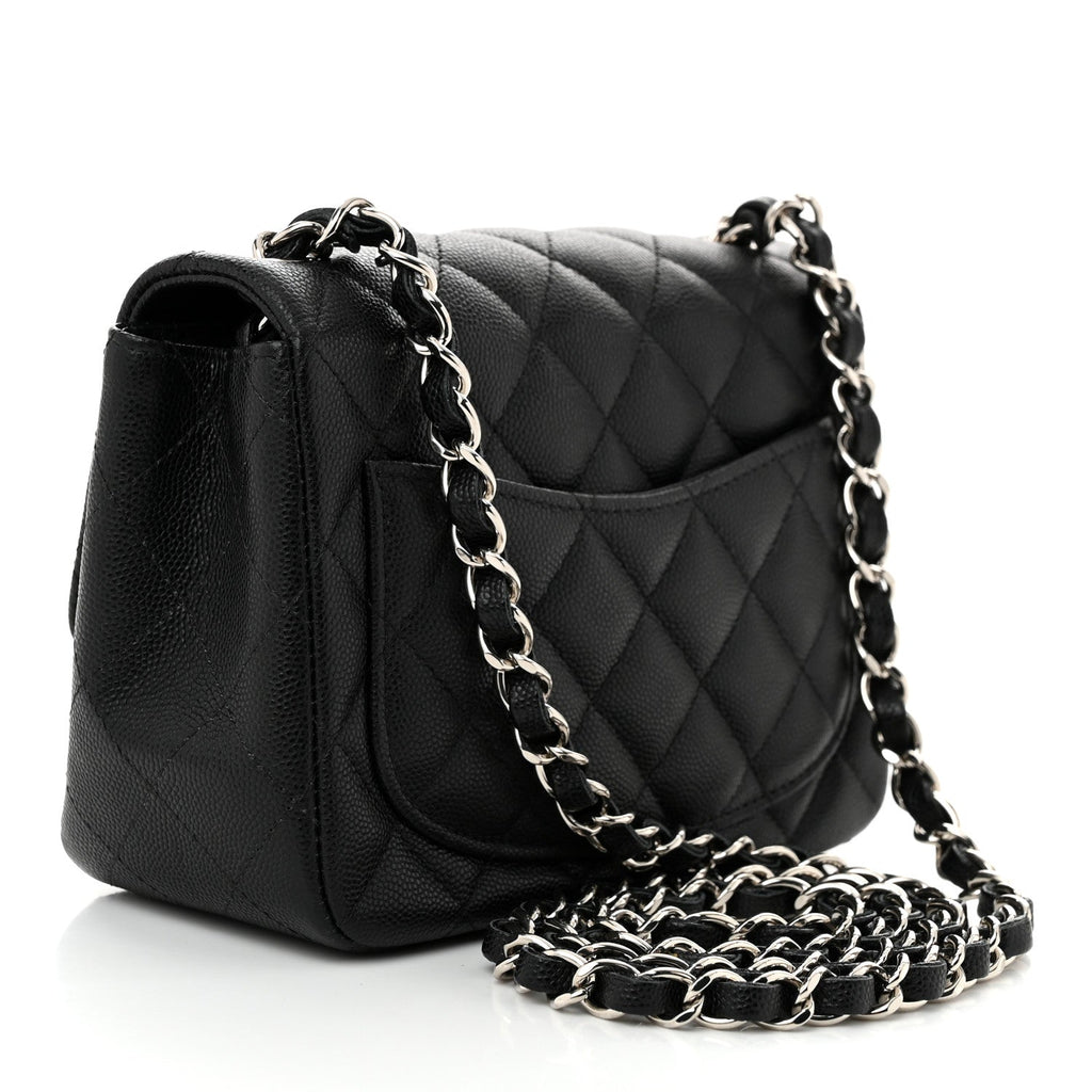 Chanel Caviar Quilted Mini Square Flap Black