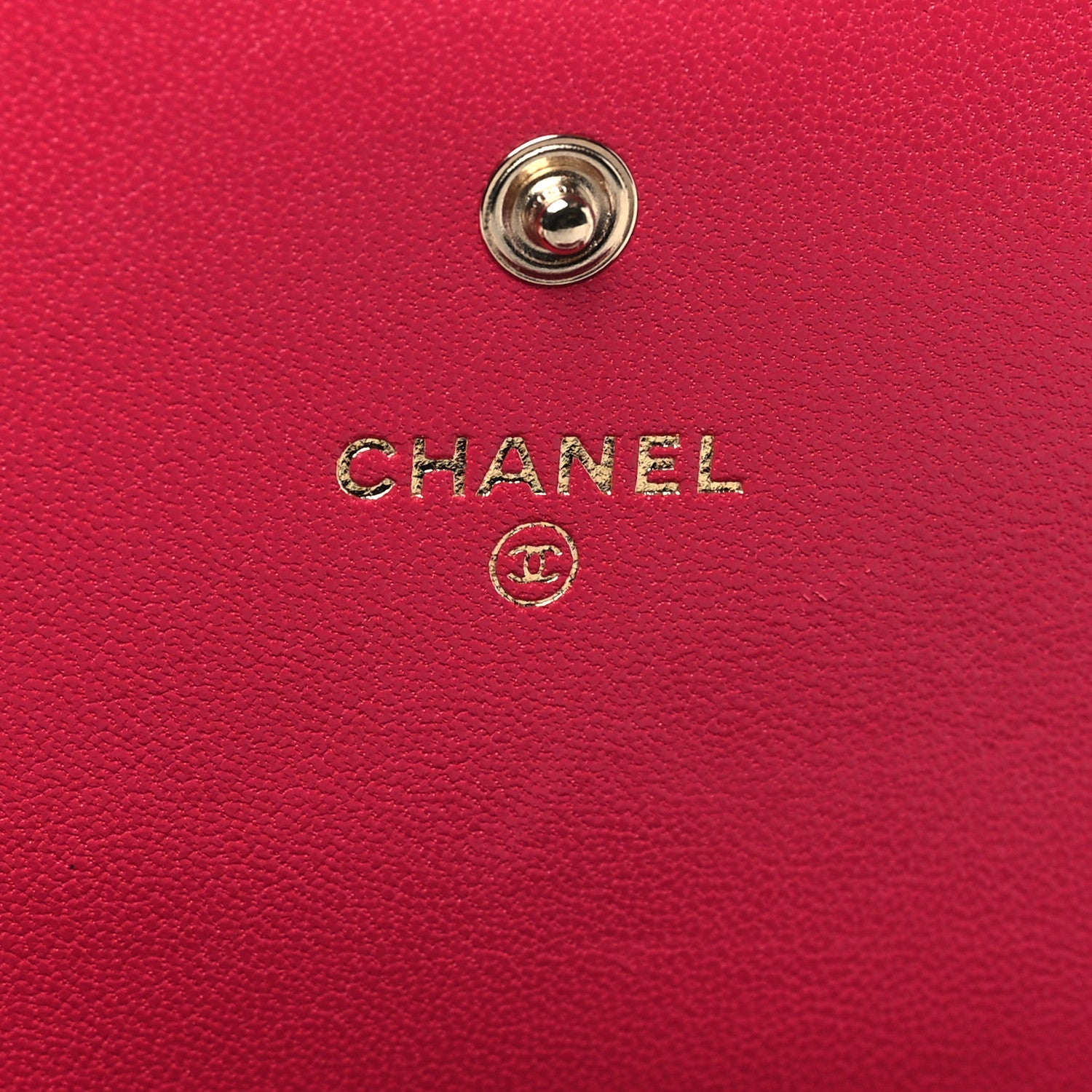 Chanel Sheepskin Chevron Quilted Mademoiselle Vintage Flap Wallet Pink
