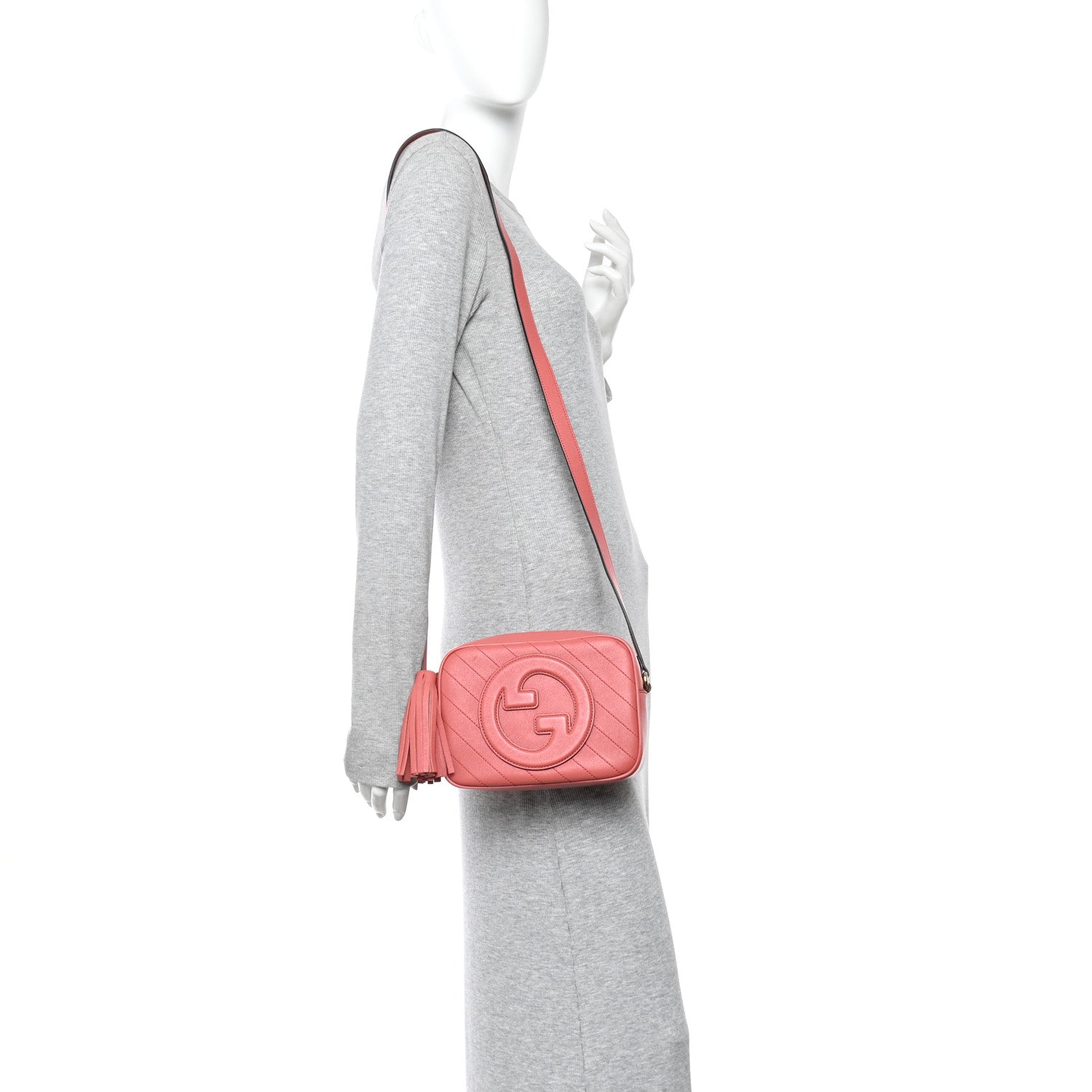 Gucci Sakai Be Green Calfskin Diagonal Stitched Small Blondie Shoulder Bag Gorgeus Grace
