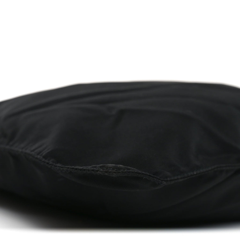 Prada Nylon Flat Messenger Bag Black