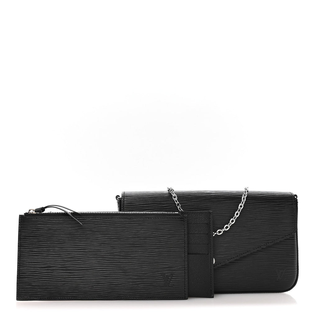 Louis Vuitton Epi Pochette Felicie Black