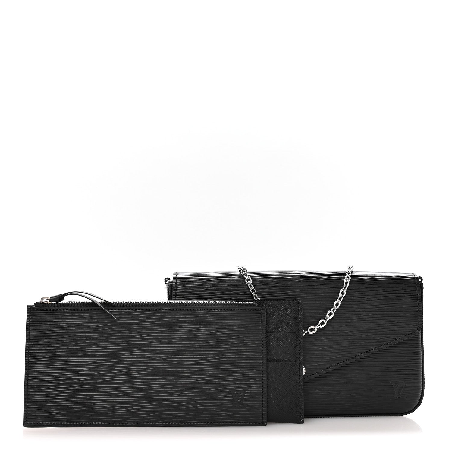 Louis Vuitton Epi Pochette Felicie Black