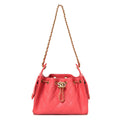 Chanel Caviar Quilted Mini Chanel 25 Handbag Coral