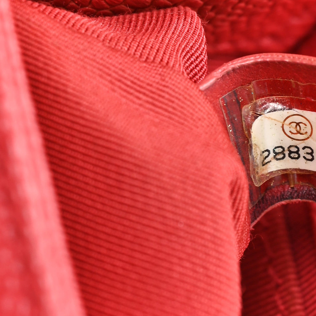 Chanel Caviar Quilted Small Boy Flap Red