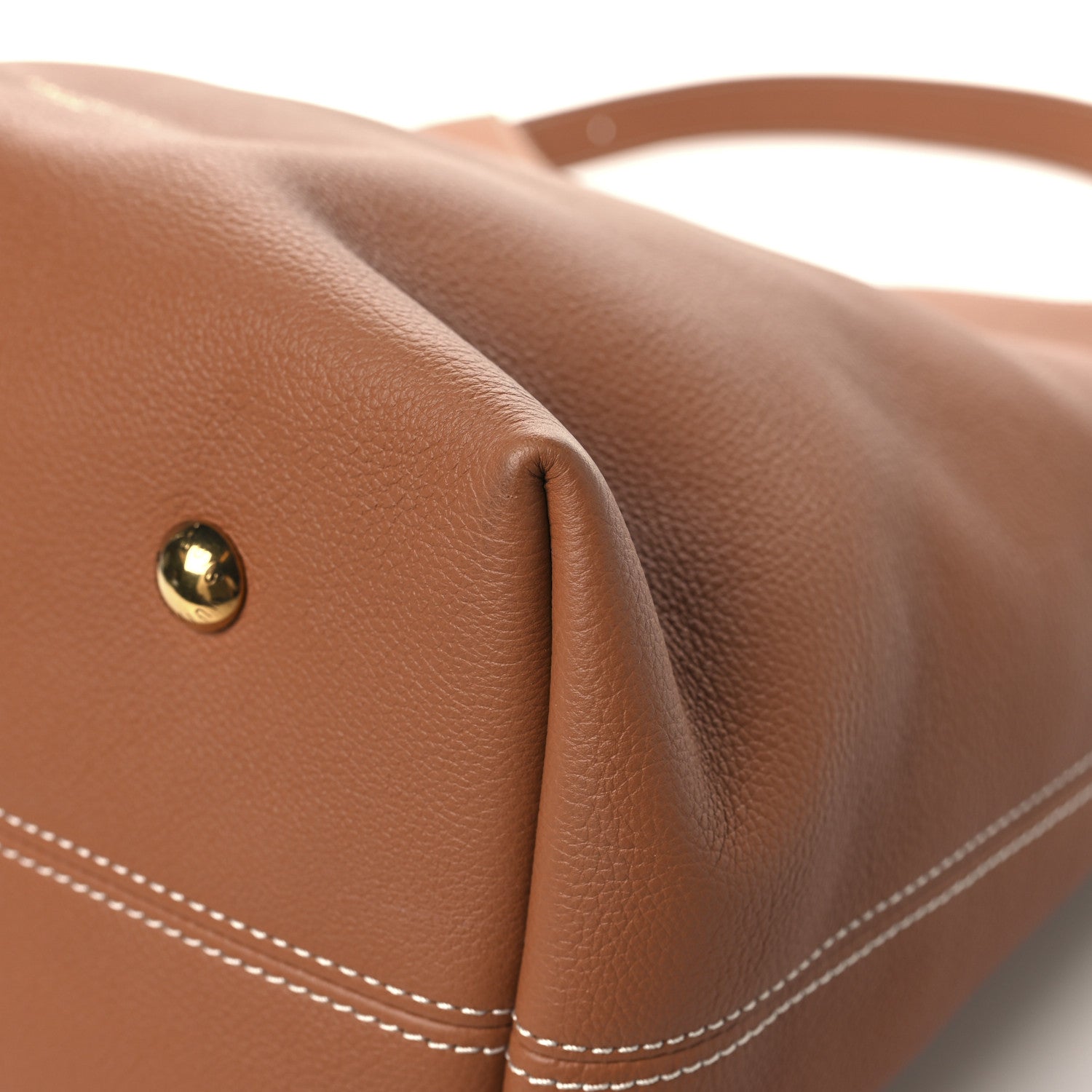 Louis Vuitton Grained Calfskin Low Key Hobo MM Cognac