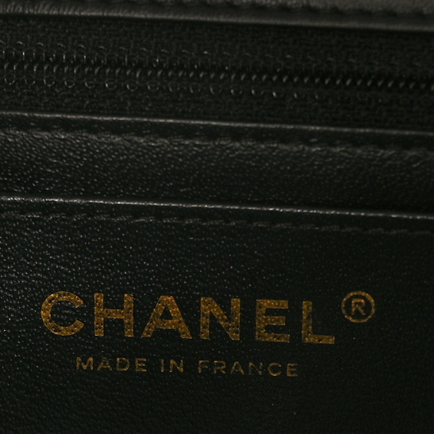 Chanel Lambskin Quilted Mini Rectangular Flap Black