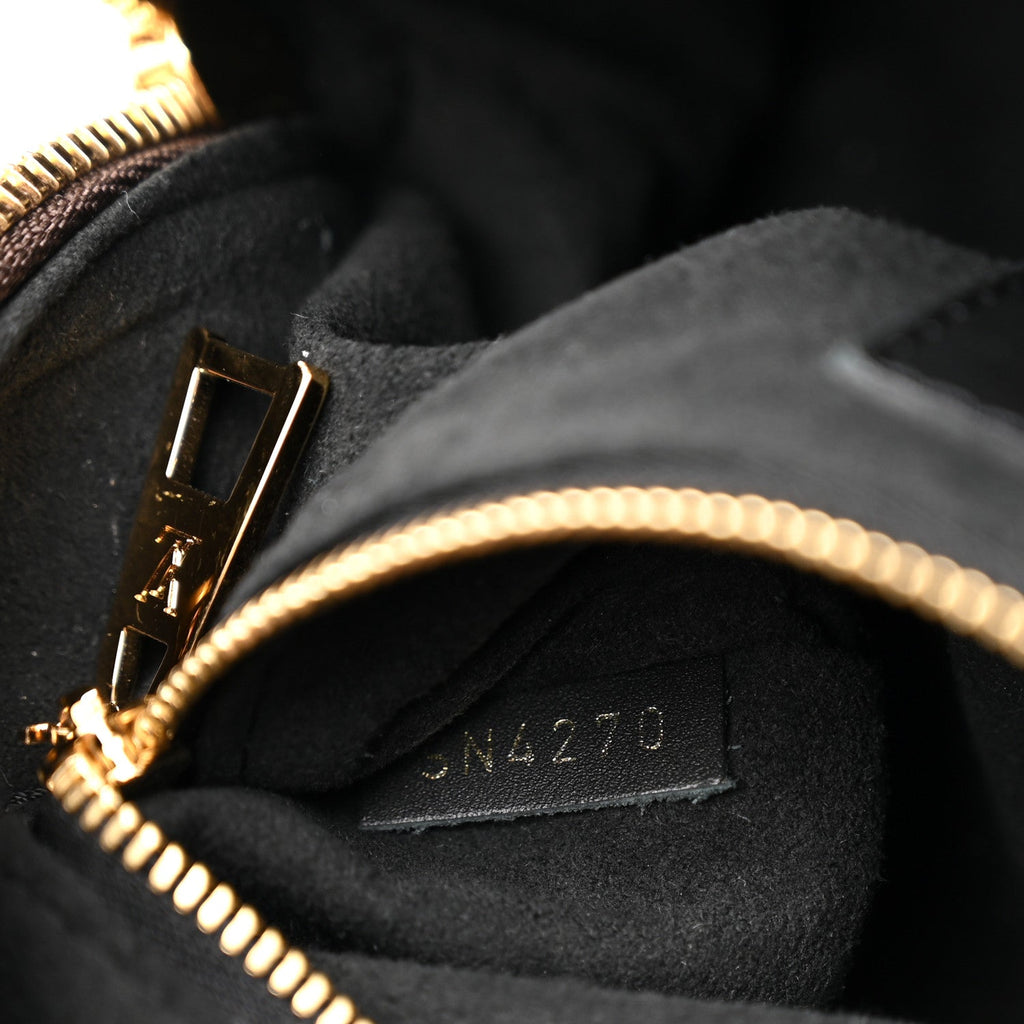 Louis Vuitton Monogram Petite Malle Souple Black