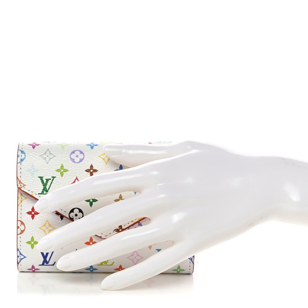 Louis Vuitton LV x TM Monogram Multicolor Victorine Wallet White