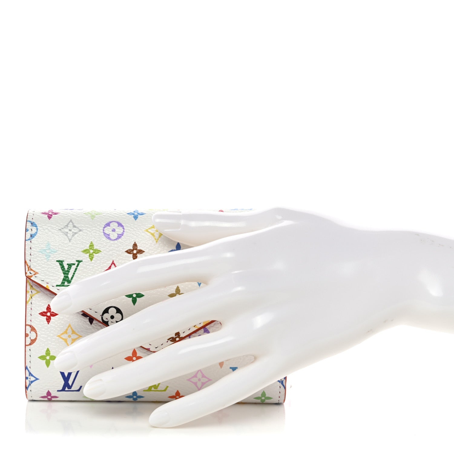 Louis Vuitton LV x TM Monogram Multicolor Victorine Wallet White