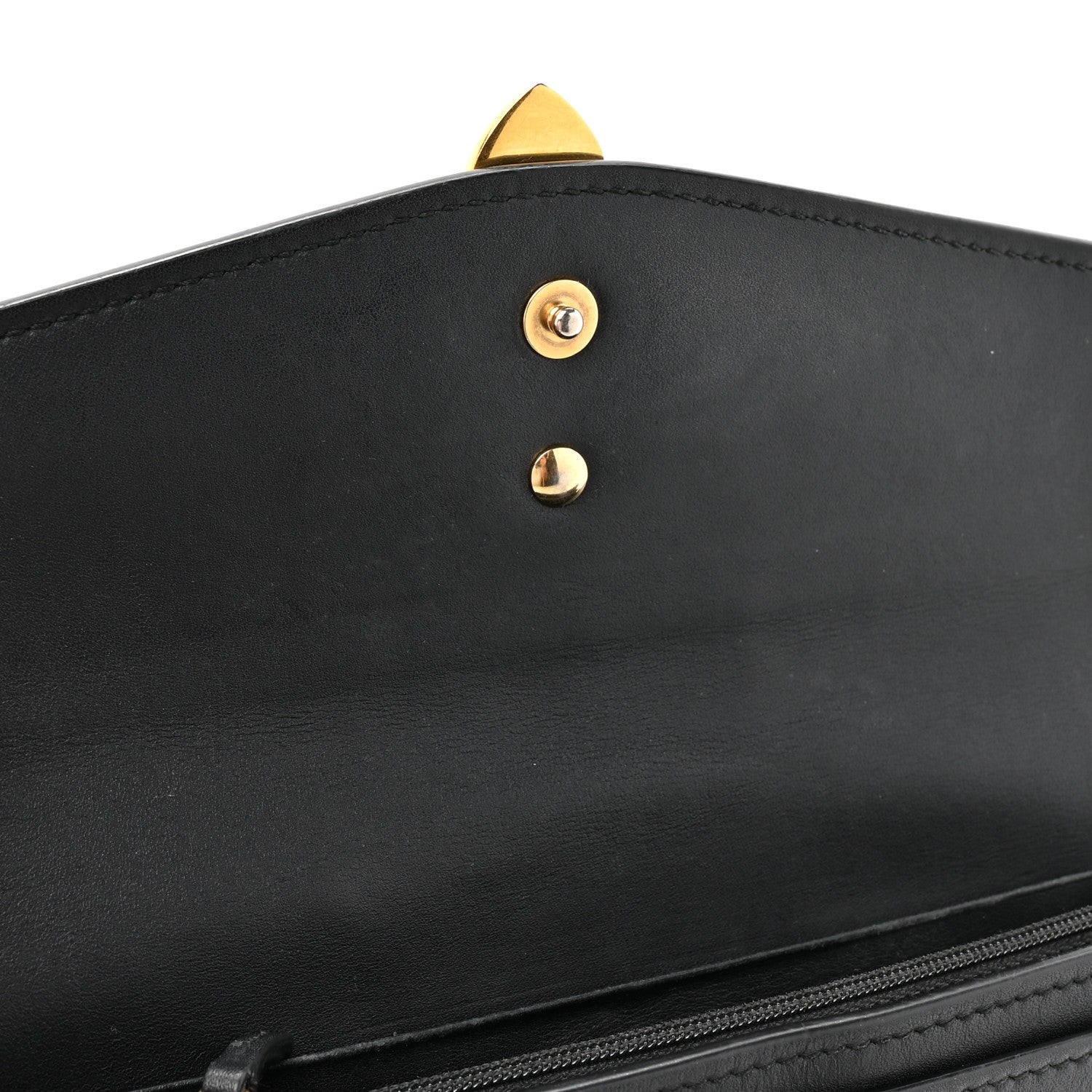 Gucci Calfskin Sylvie Continental Wallet Black