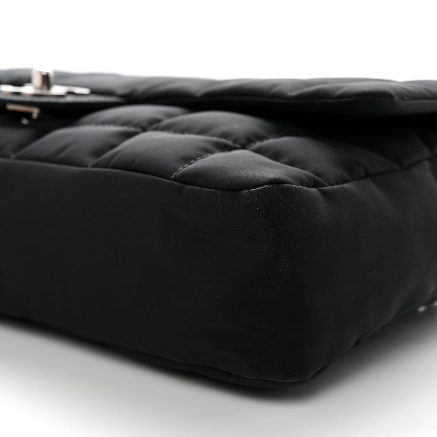 Chanel Nylon Square Quilted Flap Black