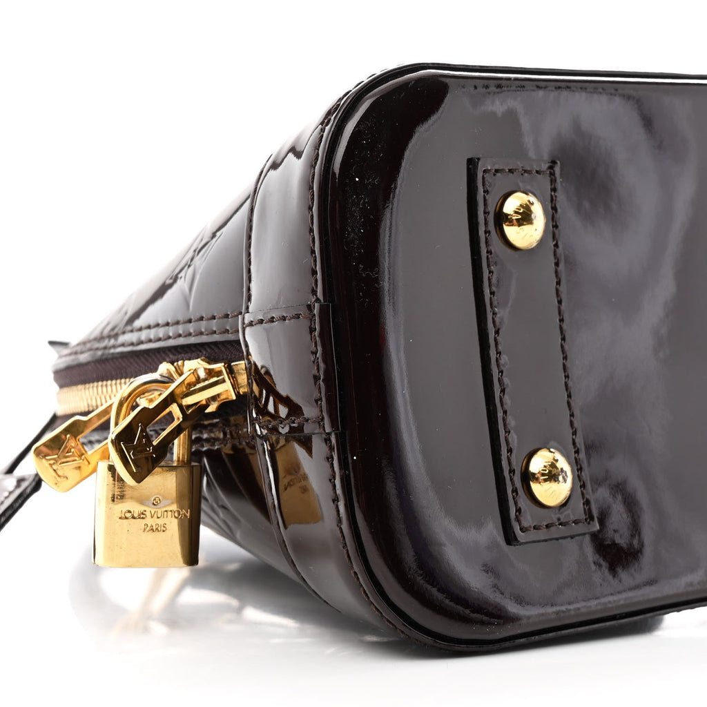 Louis Vuitton Vernis Alma BB Amarante