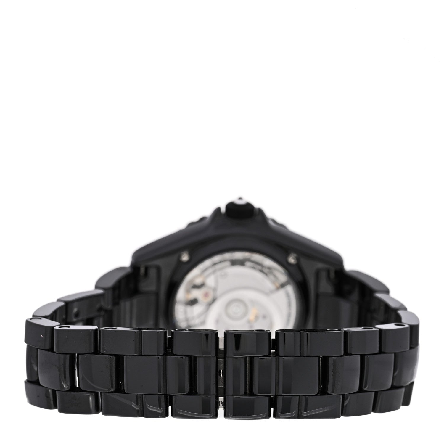 Chanel Stainless Steel Ceramic 38mm J12 Limited Edition Mademoiselle Couture Automatic Watch Black