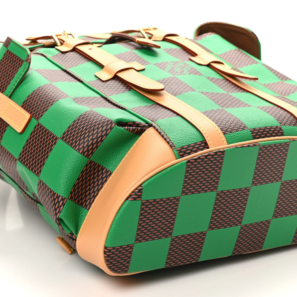 Louis Vuitton Damier Pop Christopher MM Backpack Green