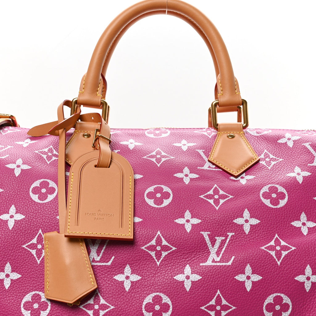 Louis Vuitton Calfskin Monogram Speedy P9 Bandouliere 40 Agate