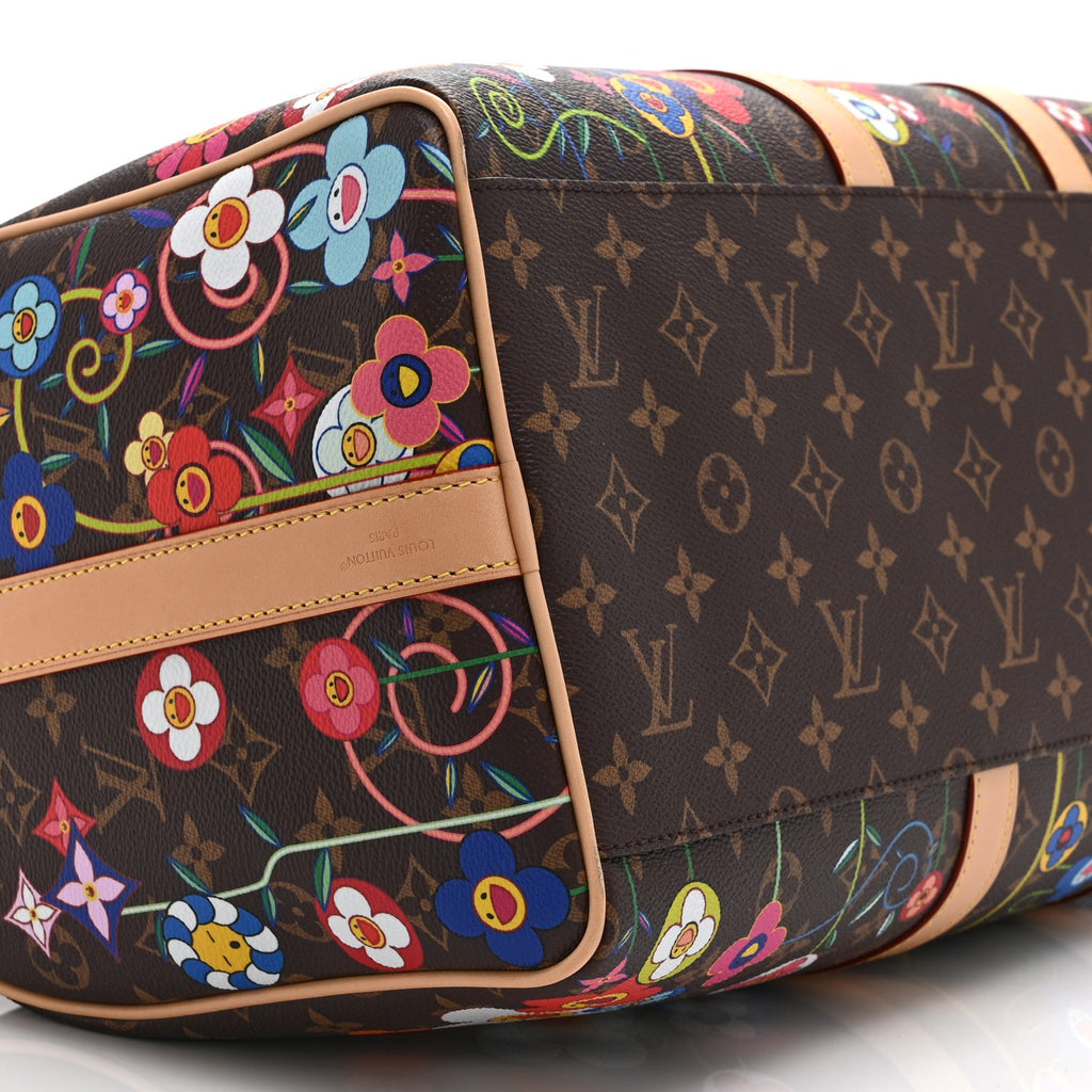 Louis Vuitton LV X TM Monogram Flowers Keepall Bandouliere 45