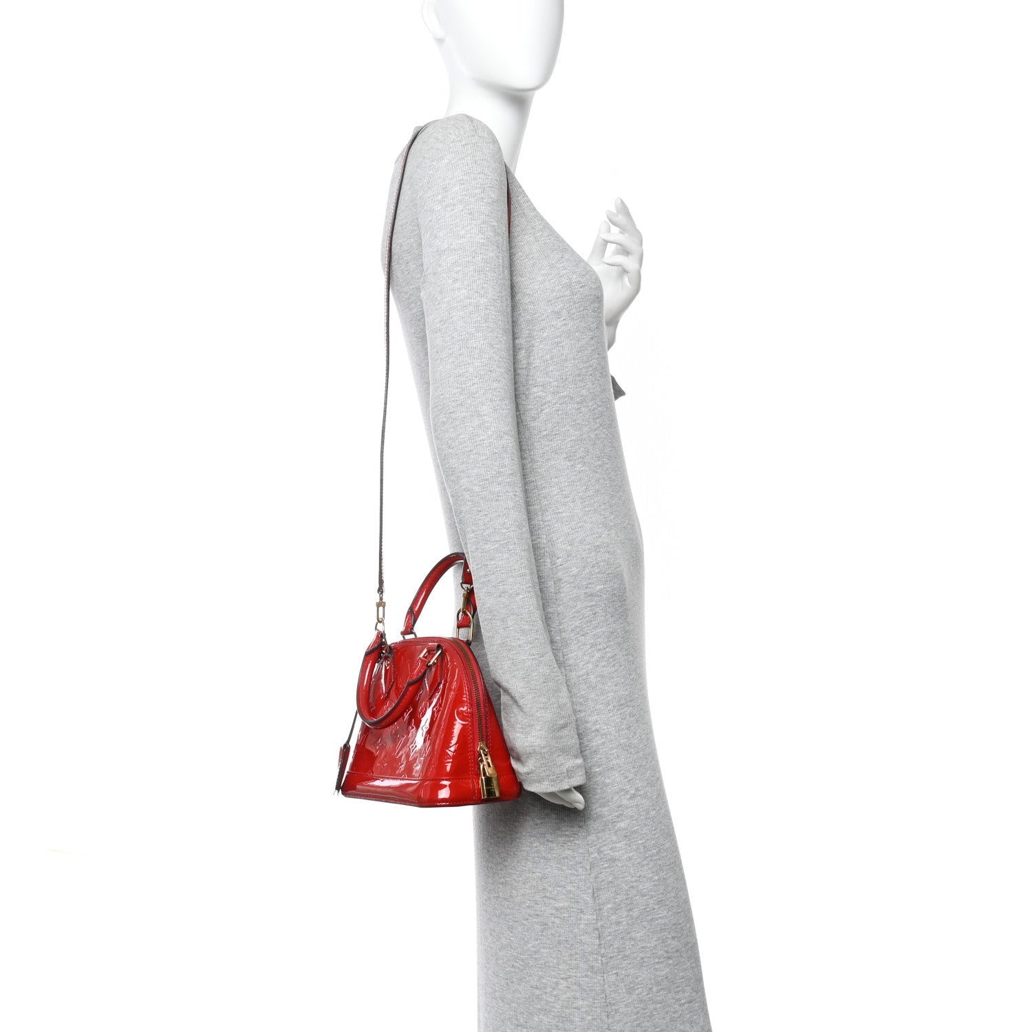 Louis Vuitton Vernis Alma BB Cherry