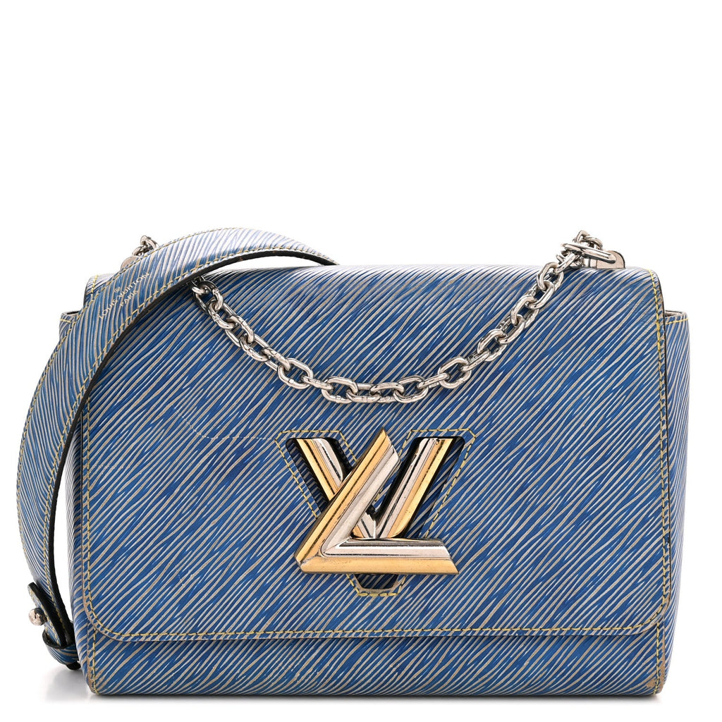Louis Vuitton Epi Twist Shoulder Bag MM Denim Light