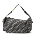Christian Dior Oblique Large D-Journey Bag Blue