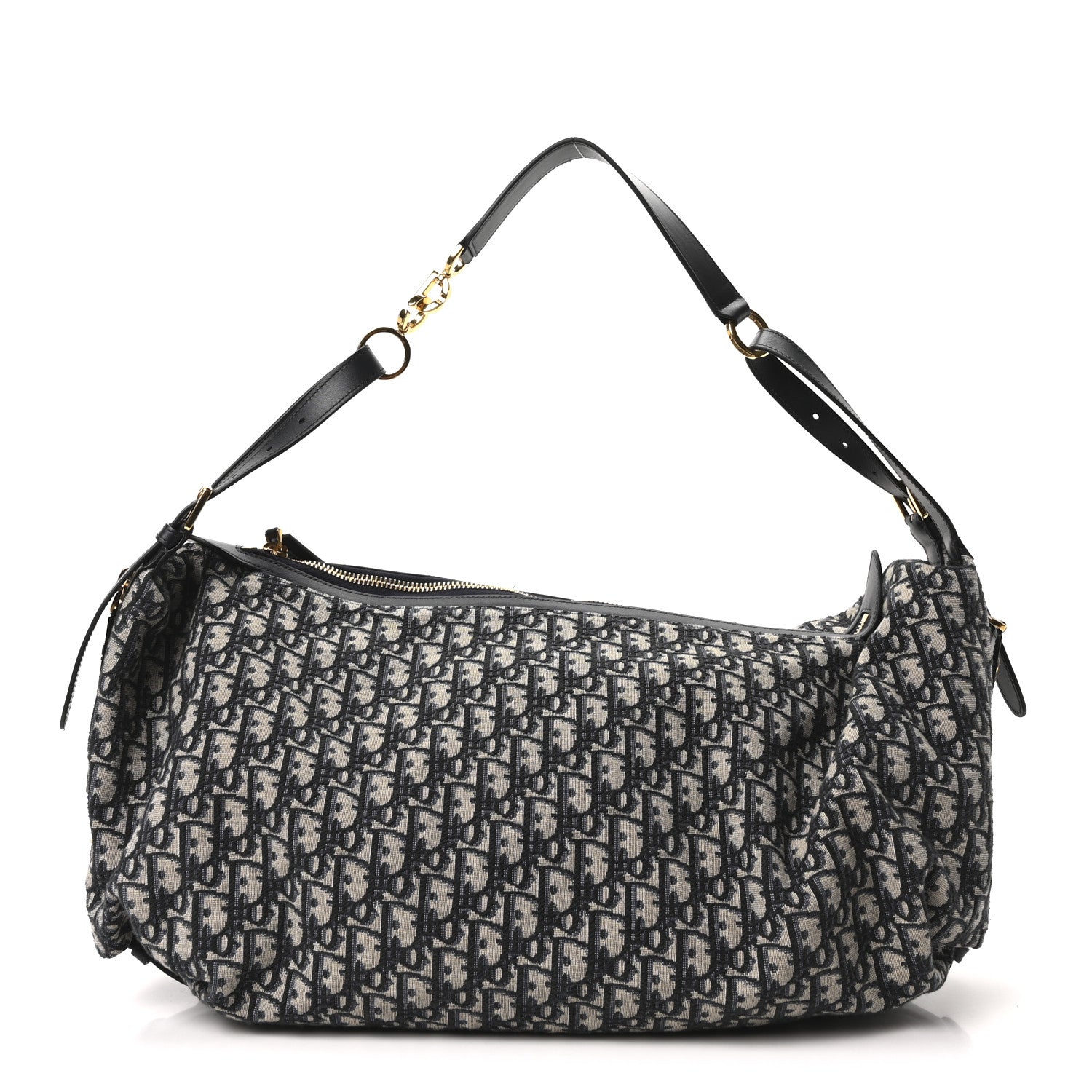 Christian Dior Oblique Large D-Journey Bag Blue