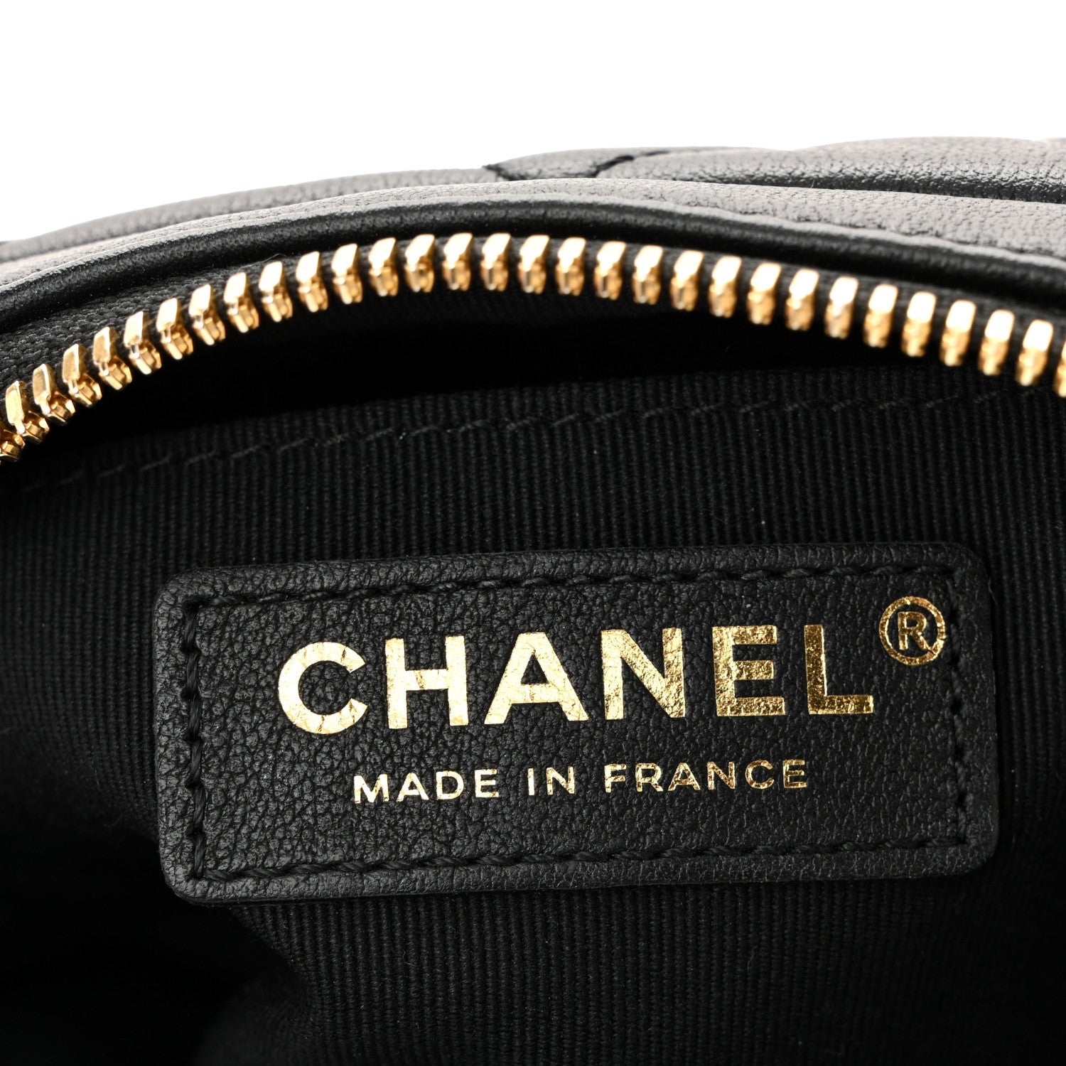Chanel Calfskin Quilted Small Camera Case Black