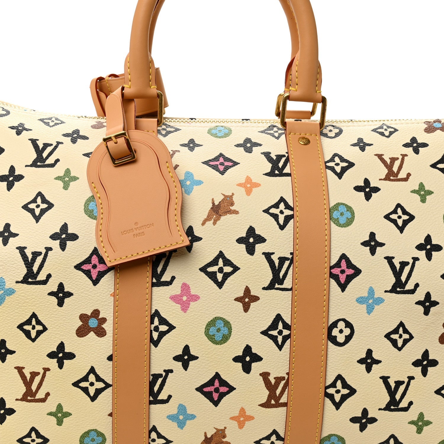 Louis Vuitton Monogram Craggy Keepall Bandouliere 45 Vanilla