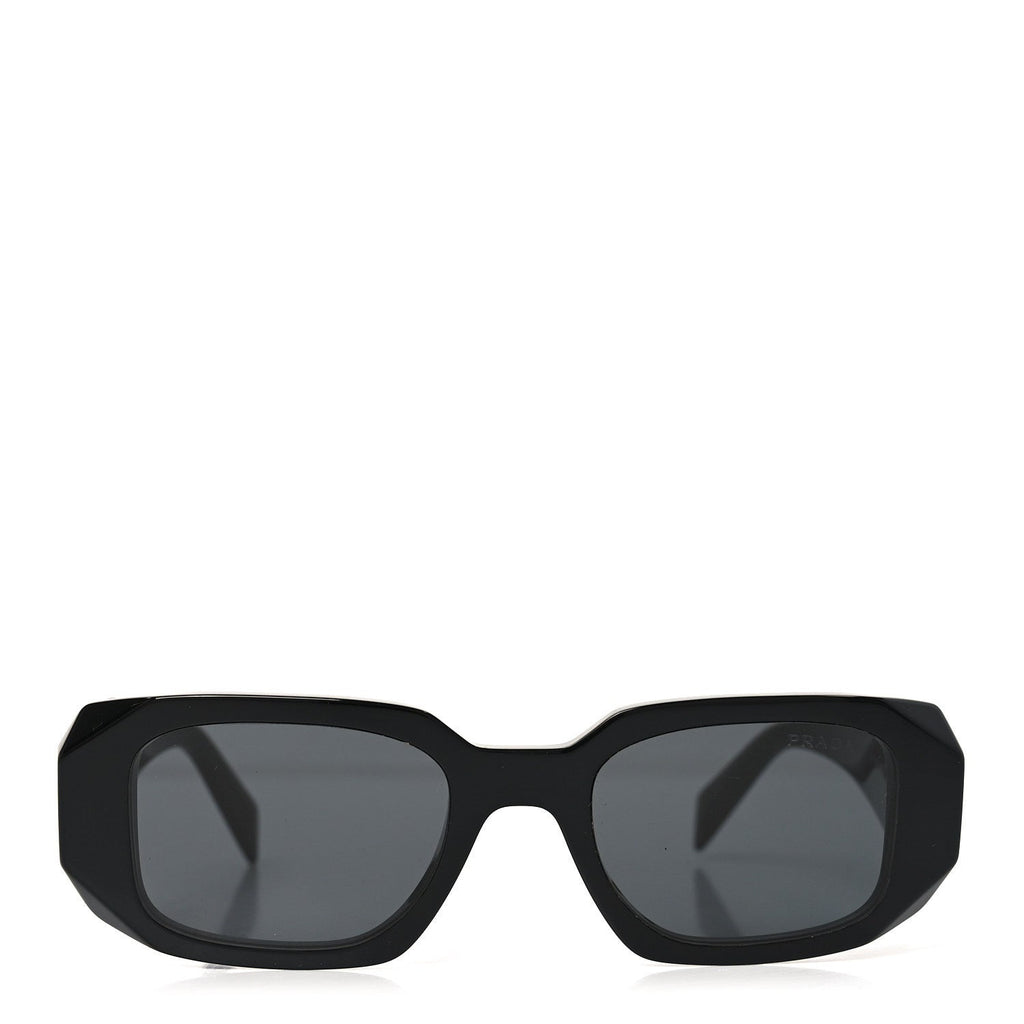 Prada Acetate Symbole Sunglasses SPR 17W Black